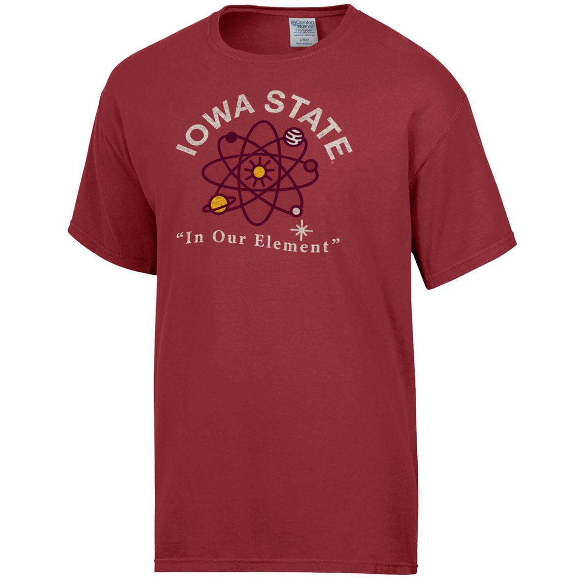 Comfort Wash Iowa State In Our Element Cardinal Short Sleeve T-Shirt vendor image